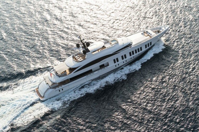 View of the Alia Yachts Samurai from above