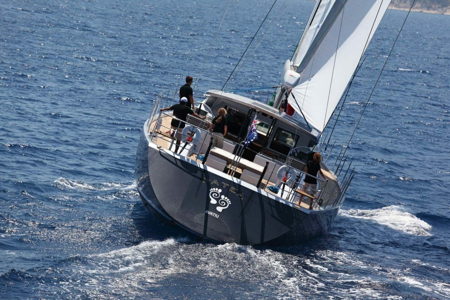 Alia Yachts Patea sailing at sea