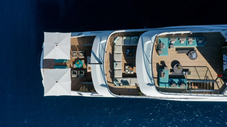Birdseye view of Alia Yachts AL WAAB