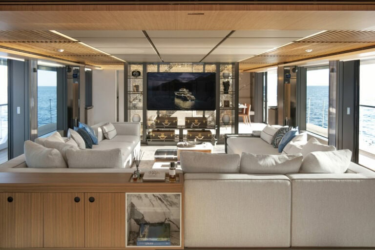 Alia Yachts AL WAAB interior lounge
